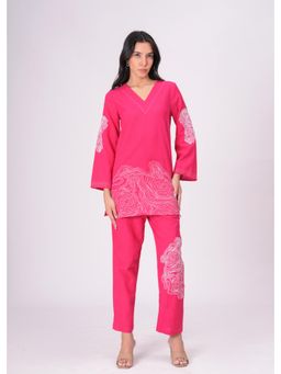 STIL-O-STITCH - Pink Colour Co-Ord Set