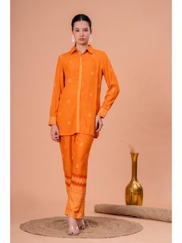 STIL-O-STITCH - Orange Colour Co-Ord Set