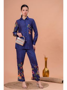 STIL-O-STITCH - Blue Colour Co-Ord Set