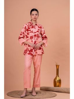 STIL-O-STITCH - Peach Colour Co-Ord Set