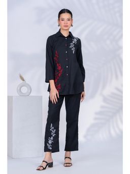 STIL-O-STITCH - Black Colour Co-Ord Set