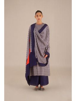 AMPM - Purple Rania Kurta with Palazzo and Dupatta (Set of 3)
