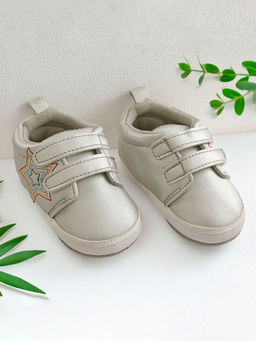 Baby Moo - My Star Silver Casual Booties