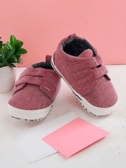 Baby Moo - Red Casual Booties