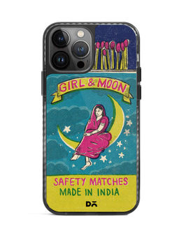 DailyObjects - Moon Girl Matchbox Stride 2.0 Case Cover For iPhone 13 Pro-6.1-inch
