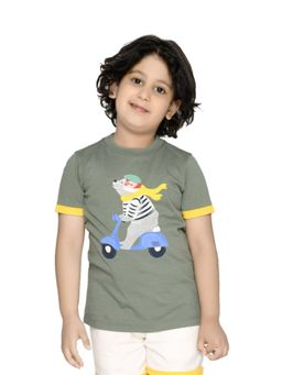 Spunkies - Scooty- Scoozy Tee New Print Olive