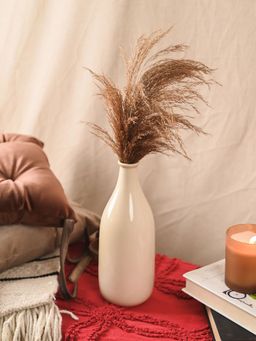 PUREZENTO - Arisen Vase In Color Cream