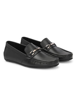 Delize - Black Men Leather Loafers