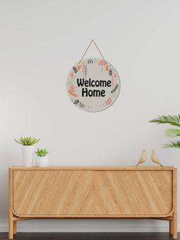 Art Vibes - Grey Wooden Wall Hanging for Home Decoration