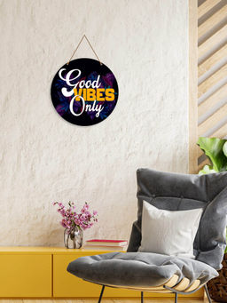 Art Vibes - MultiColour Wooden Wall Hanging for Home Decoration