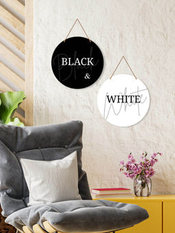 Art Vibes - MultiColour Decorative Wooden Wall Hanging for Home