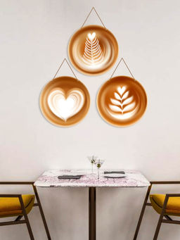 Art Vibes - Brown Wooden Wall Hanging for Home Decoration