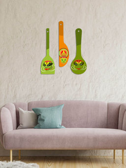 Art Vibes - MultiColour Wooden Wall Hanging for Home Decoration