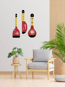 Art Vibes - MultiColour Wooden Wall Hanging for Home Decoration