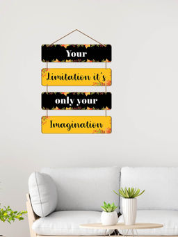 Art Vibes - MultiColour Decorative Wooden Wall Hanging for Home