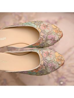 Coral Haze - Multi Crepe Mules