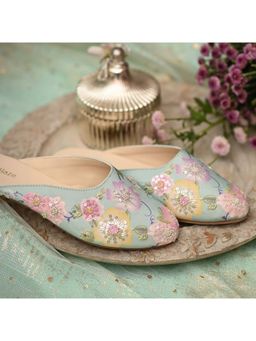 Coral Haze - Multi Crepe Mules