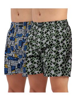 FREECULTR - Men's Cosolvent Printed Cotton Boxers (Pack of 2)