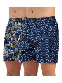 FREECULTR - Men's Cosolvent Printed Cotton Boxers (Pack of 2)