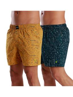 FREECULTR - Men's Modal Printed Boxer Shorts (Pack of 2)