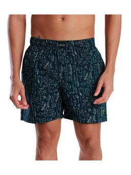 FREECULTR - Men's Modal Printed Boxer Shorts Teal