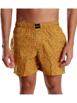 FREECULTR - Men's Smooth Suede All Day Boxer Shorts Mustard
