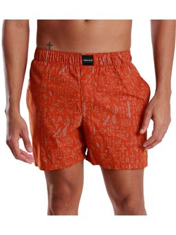 FREECULTR - Men's Smooth Suede All Day Boxer Shorts Orange