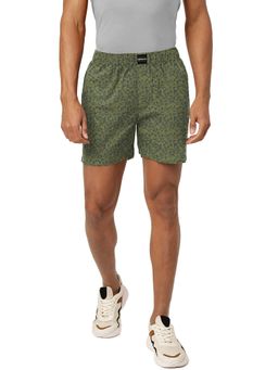 FREECULTR - Men's All Day Printed Boxer Shorts Green