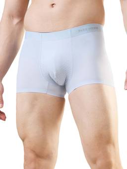 Park Avenue - Men Polyester Blend Solid Medium Blue Trunk
