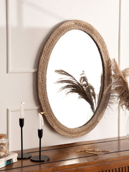 Twig & Twine - Innate Jute Detailing Wall Mirror