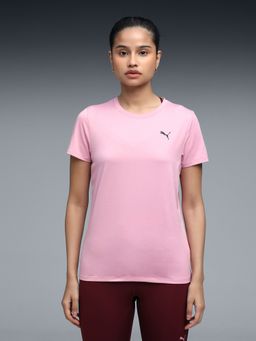 Puma - Womens Pink Solid Performance T-shirt