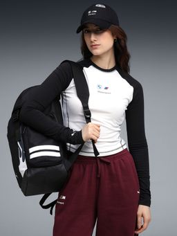 Puma - Womens Black and White T-shirt