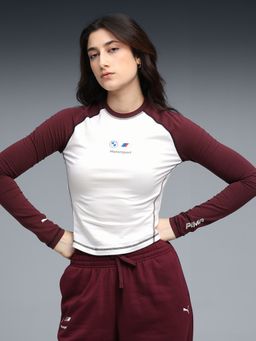 Puma - Womens Maroon and White T-shirt