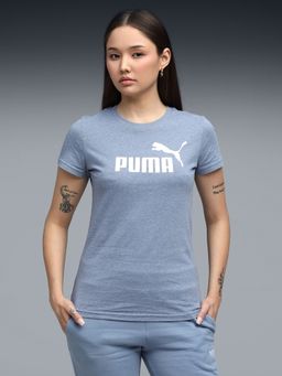 Puma - Heather Womens Blue Regular Fit T-shirt