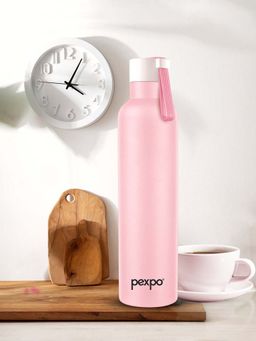Pexpo - Oslo Baby Pink Stainless Steel Vacuum Insulated Hot & Cold Flask - 750ml