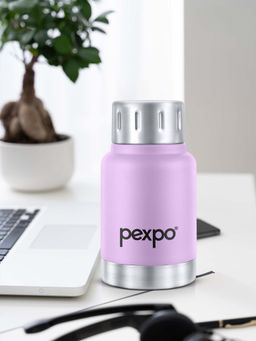 Pexpo - Cameo Orchid Purple Stainless Steel Vacuum Insulated Hot & Cold Flask - 160ml
