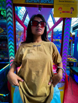 RISING AMONG - Necklace Tee - Khaki