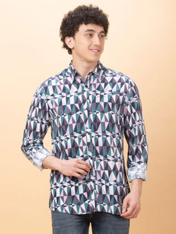 Being Human - Men Multi-Color Casual Slim Shirt