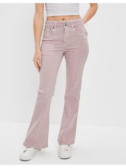 American Eagle - Women Purple Ne(X)T Level Super Mid-Waisted Jeans