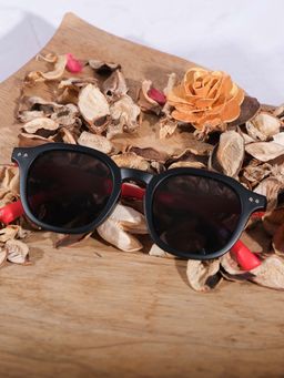 DukieKooky - Dksg525D Black Uv Coating Full Rim Square Sunglasses (M)