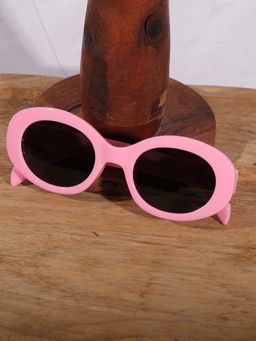 DukieKooky - Dksg526E Black Uv Coating Full Rim Oval Sunglasses (M)