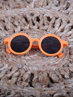 DukieKooky - Dksg529A Black Uv Coating Full Rim Round Sunglasses (S)