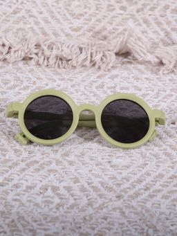 DukieKooky - Dksg529C Black Uv Coating Full Rim Round Sunglasses (S)