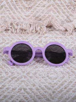 DukieKooky - Dksg529D Black Uv Coating Full Rim Round Sunglasses (S)