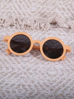 DukieKooky - Dksg529E Black Uv Coating Full Rim Round Sunglasses (S)