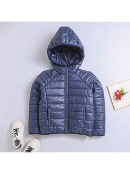 Nino Bambino - Black Polyester Winter Puffer Jacket