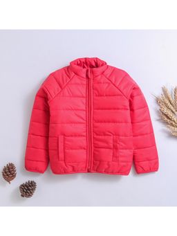 Nino Bambino - Red Polyester Winter Puffer Jacket