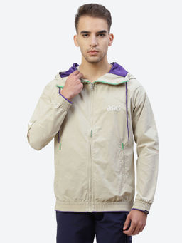 ASICS - M Washer Lined Beige Men Gym & Training Hoodies