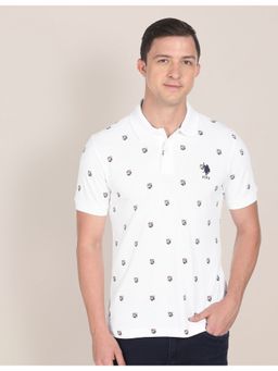 U.S. POLO ASSN. - Shield Print Polo T-shirt