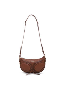 U.S. POLO ASSN. - Aria Brown crossbody Handbag with Detachable Sling Strap